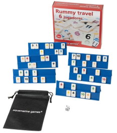 AQUAMARINE TRAVEL RUMMY 6 JUGADORES