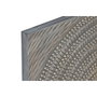 DKD Home Decor Set de 4 Decoraciones de Pared Círculo Dorado en MDF y Mango