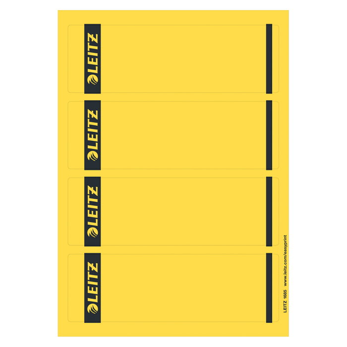 LEITZ Etiquetas para archivadores de 8 cm de ancho, 61,5 x 192,0 mm LEITZ Etiquetas para archivadores de 8 cm de ancho, 61,5 x 192,0 mm