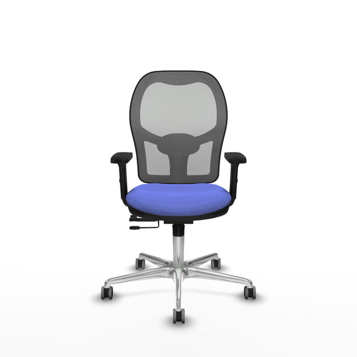 PIQUERAS Y CRESPO Silla de oficina Jorquera con mecanismo Sincro/Traslack Azul claro y Gris PIQUERAS Y CRESPO Silla de oficina Jorquera con mecanismo Sincro/Traslack Azul claro y Gris