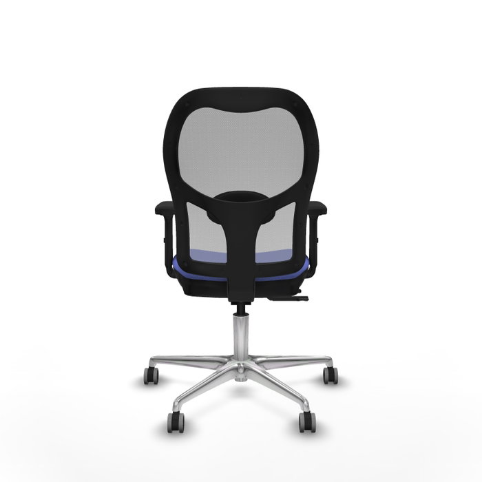 PIQUERAS Y CRESPO Silla de oficina Jorquera con mecanismo Sincro/Traslack Azul claro y Gris PIQUERAS Y CRESPO Silla de oficina Jorquera con mecanismo Sincro/Traslack Azul claro y Gris