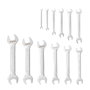 Workpro Juego de 12 llaves fijas dobles