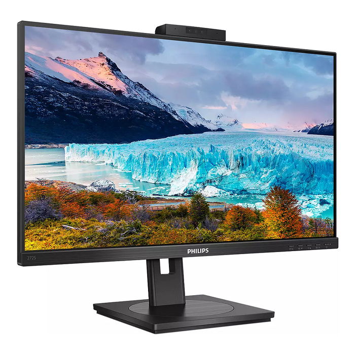 Philips 272S1MH Monitor 27" Full HD IPS 75Hz, HDMI DisplayPort USB 3.2, Altavoces, Cámara 2MP, Adaptive Sync, Negro - 68.6 cm (27")