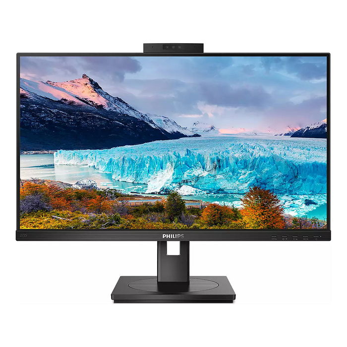 Philips 272S1MH Monitor 27" Full HD IPS 75Hz, HDMI DisplayPort USB 3.2, Altavoces, Cámara 2MP, Adaptive Sync, Negro - 68.6 cm (27")