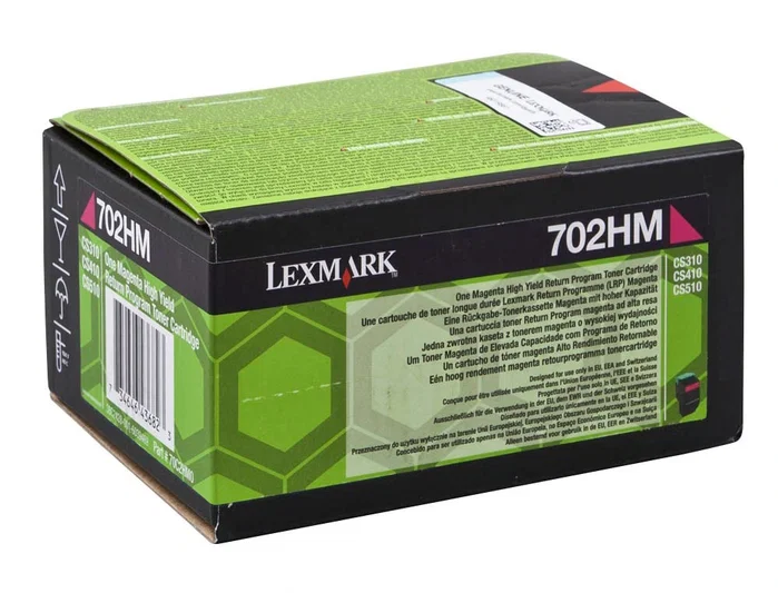 Lexmark 702HME Cartucho de Tóner Magenta Original