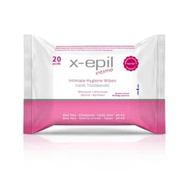 X-Epil Toallitas íntimas, 20 pzs