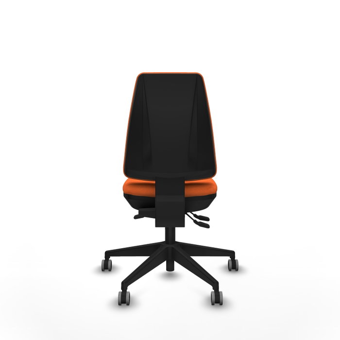 PIQUERAS Y CRESPO Silla de oficina Elche Naranja sin brazos