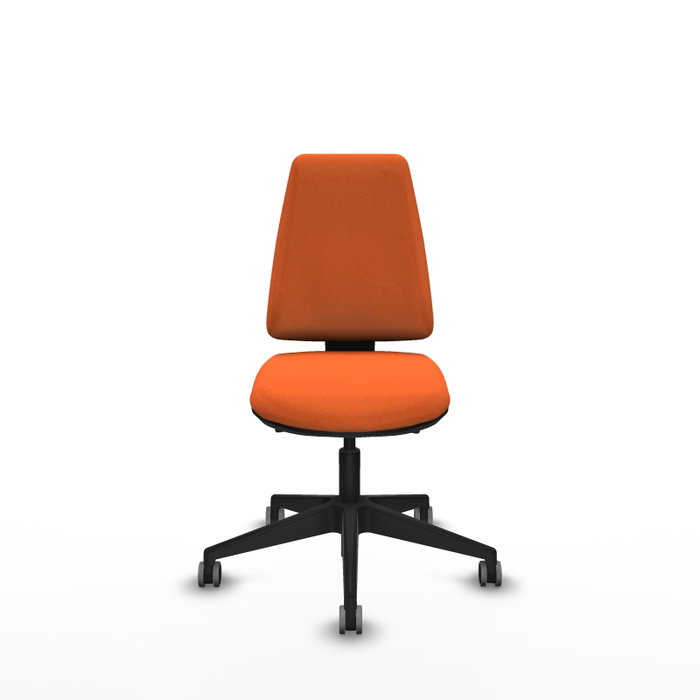 PIQUERAS Y CRESPO Silla de oficina Elche Naranja sin brazos
