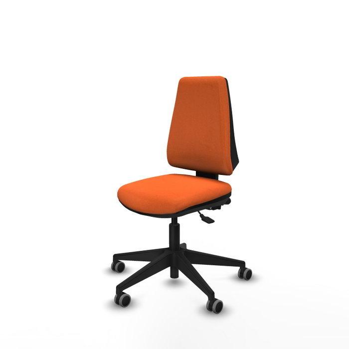 PIQUERAS Y CRESPO Silla de oficina Elche Naranja sin brazos