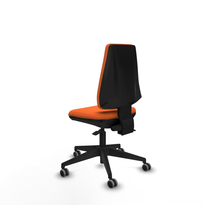 PIQUERAS Y CRESPO Silla de oficina Elche Naranja sin brazos