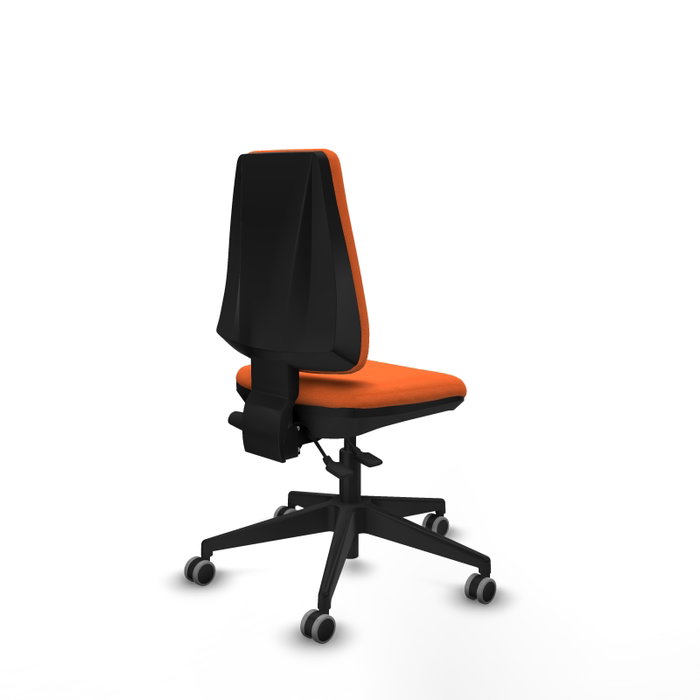 PIQUERAS Y CRESPO Silla de oficina Elche Naranja sin brazos