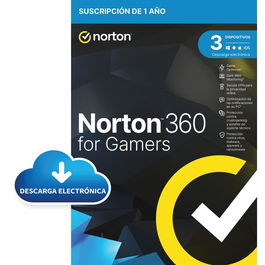 Norton 360 for Gamers Antivirus 50 GB Cloud Backup, Game Optimizer, Dark Web Monitoring, Secure VPN, Real-time Threat Protection