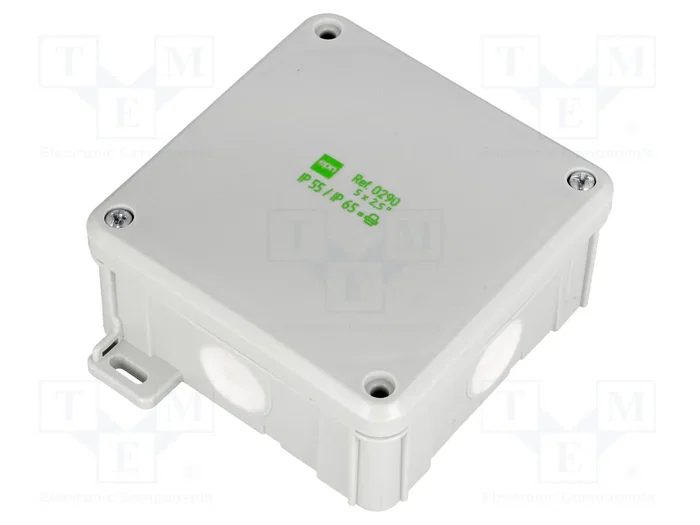 ELEKTRO-PLAST NASIELSK Caja de conexiones gris IP55 ELEKTRO-PLAST NASIELSK Caja de conexiones gris IP55