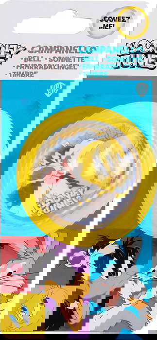 Looney Tunes Bocina Squeezy Infantil CZ10964 I164 para Bicicleta con Sonido Característico y Fácil Montaje