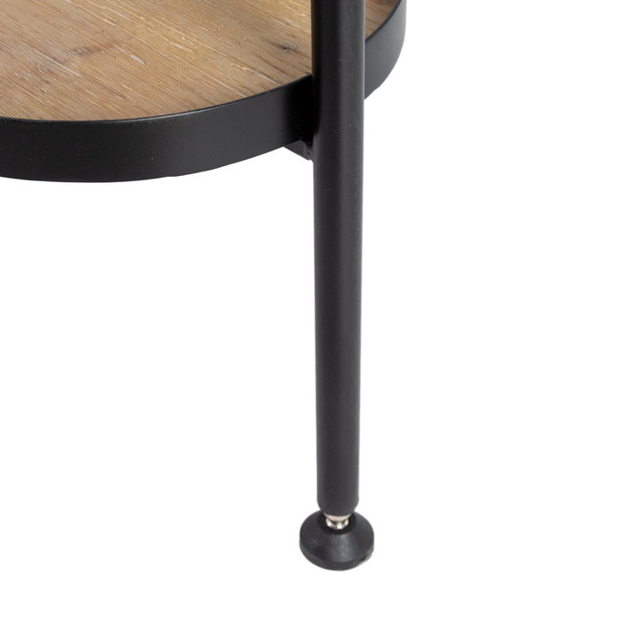 Espejo Recibidor Negro-Natural 80 X 28 X 200 cm