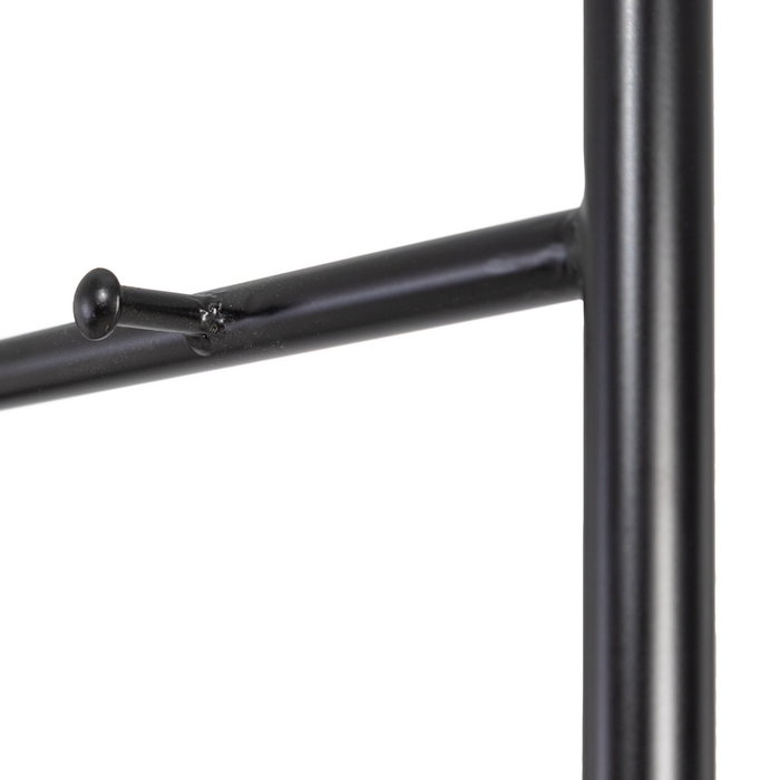 Espejo Recibidor Negro-Natural 80 X 28 X 200 cm