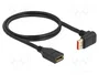 DeLOCK Cable de Extensión DisplayPort Macho 90° a Hembra 8K 1 m