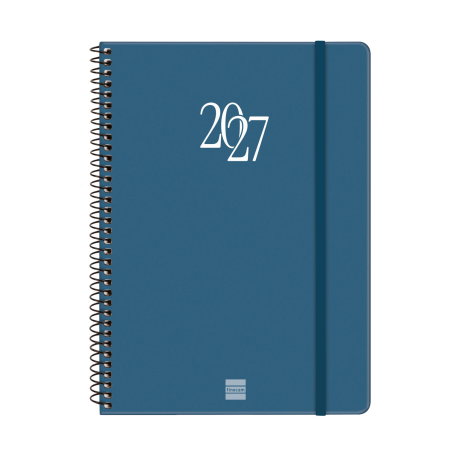 FINOCAM Agenda Anual 2027 Espiral Basic My Espiral Azul
