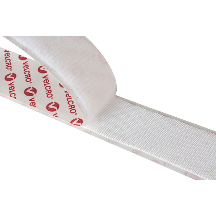 Velcro® Cinta adhesiva extrafina blanca 20 mm x 5 m Velcro® Cinta adhesiva extrafina blanca 20 mm x 5 m