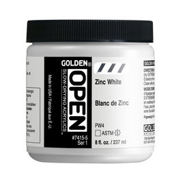 Golden OPEN Colores Acrílicos Blanco de Zinc 237 ml