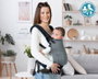 KioKids Portabebés Ergonómico Evolutivo Negro +0 meses