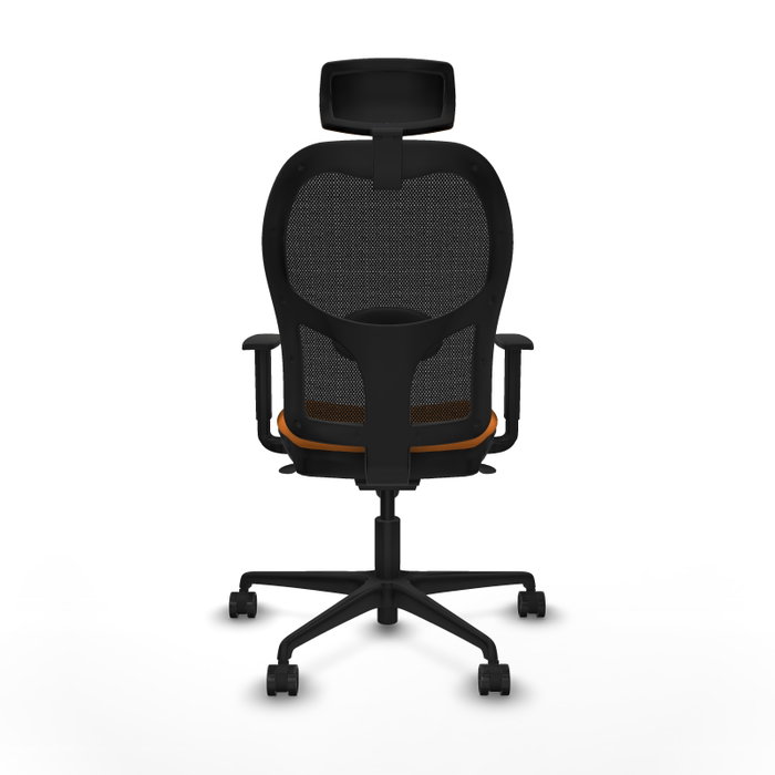 PIQUERAS Y CRESPO Silla de oficina Jorquera Naranja y Negro PIQUERAS Y CRESPO Silla de oficina Jorquera Naranja y Negro