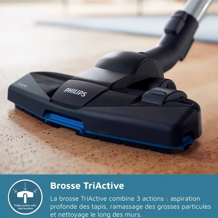 Philips Aspiradora con Bolsa XD3100/06 900 W 79 dB Púrpura Philips Aspiradora con Bolsa XD3100/06 900 W 79 dB Púrpura