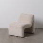 Ixia Sillón Beige Tejido para Salón