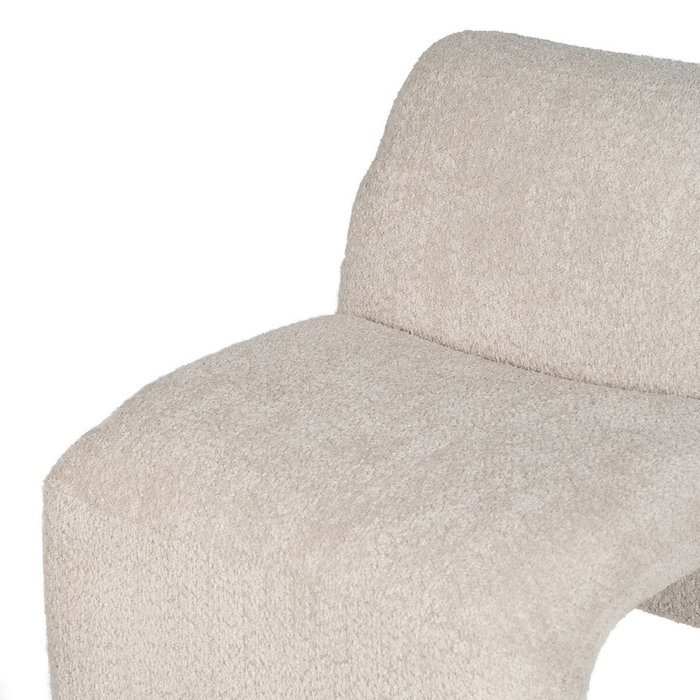 Ixia Sillón Beige Tejido para Salón