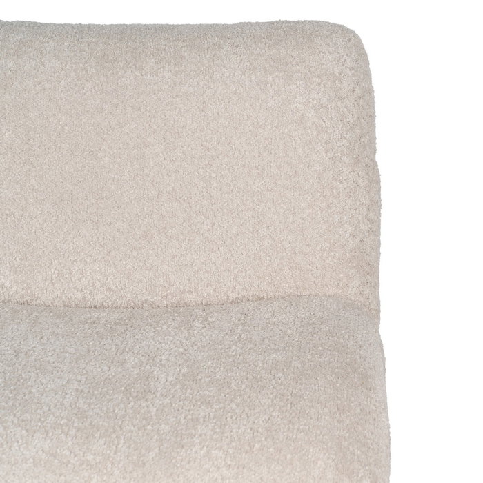 Sillón Beige Tejido Salón 62 X 86 X 69 cm
