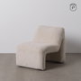 Sillón Beige Tejido Salón 62 X 86 X 69 cm