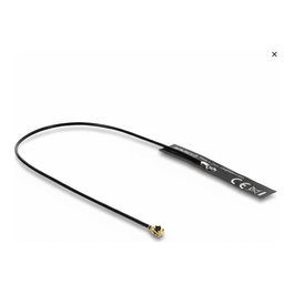 DeLOCK Antena WiFi 2.4 GHz I-PEX MHF I 3.4 dBi Omnidireccional con Cable para Montaje Interno con Adhesivo (Klebemontage)