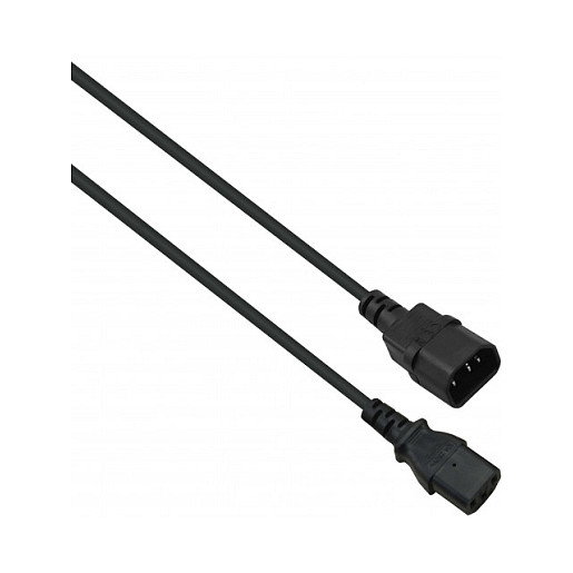 Helos Cable de extensión de alimentación C13 a C14, 5 m, Negro Helos Cable de extensión de alimentación C13 a C14, 5 m, Negro