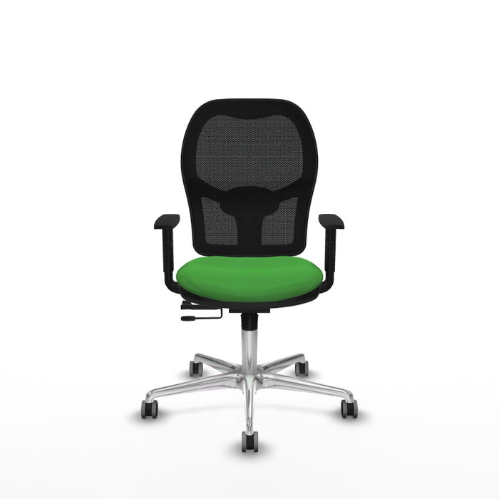 PIQUERAS Y CRESPO Silla de oficina Jorquera Verde con mecanismo Sincro/Traslack
