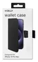 Celly WALLY1081 Funda cartera para Apple iPhone 16 Pro Max 6.9" (17.5 cm), con soporte y bolsillos, imitación piel, color Negro