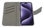 Celly WALLY1081 Funda cartera para Apple iPhone 16 Pro Max 6.9" (17.5 cm), con soporte y bolsillos, imitación piel, color Negro