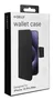 Celly WALLY1081 Funda cartera para Apple iPhone 16 Pro Max 6.9" (17.5 cm), con soporte y bolsillos, imitación piel, color Negro