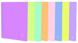 Carpeta De Anillas Mariola Pastel Carton Forrado Plastificado Mate Fº 4 An. 40Mm Expositor De 12