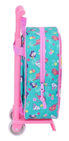 Mochila Escolar con Ruedas My Little Pony Magic Rosa Turquesa 22 x 27 x 10 cm