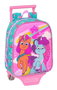 Mochila Escolar con Ruedas My Little Pony Magic Rosa Turquesa 22 x 27 x 10 cm