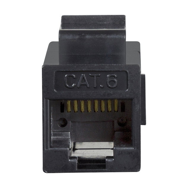 LogiLink Keystone Verbinder Cat.6 UTP 2xRJ45 negro LogiLink Keystone Verbinder Cat.6 UTP 2xRJ45 negro
