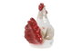 DKD Home Decor Figura de Gallina en Terracota, Pack de 2 unidades