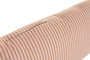 DKD Home Decor Cojín de Algodón con Flecos de Rayas Naranja