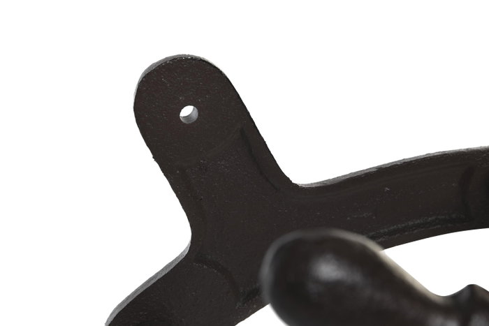 DKD Home Decor Sujetamangueras de Hierro Colado Marrón Oscuro DKD Home Decor Sujetamangueras de Hierro Colado Marrón Oscuro