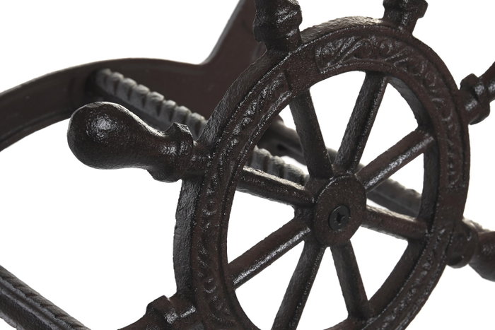 DKD Home Decor Sujetamangueras de Hierro Colado Marrón Oscuro DKD Home Decor Sujetamangueras de Hierro Colado Marrón Oscuro