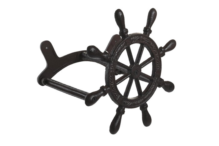 DKD Home Decor Sujetamangueras de Hierro Colado Marrón Oscuro DKD Home Decor Sujetamangueras de Hierro Colado Marrón Oscuro