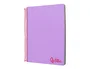 Liderpapel Cuaderno espiral A5 violeta 120 hojas cuadrícula 5mm