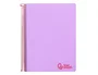 Liderpapel Cuaderno espiral A5 violeta 120 hojas cuadrícula 5mm