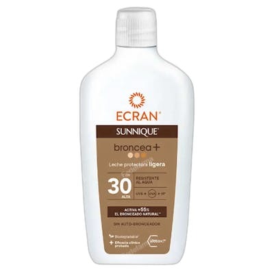 Ecran Sunnique Broncea+ Leche Protectora Solar SPF30 370 ml