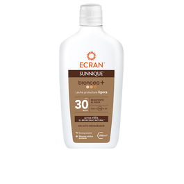Ecran SUNNIQUE BRONCEA+ Leche Protectora Corporal SPF30 con VitEox80® y PureBronze, Potencia Bronceado Natural, 370 ml